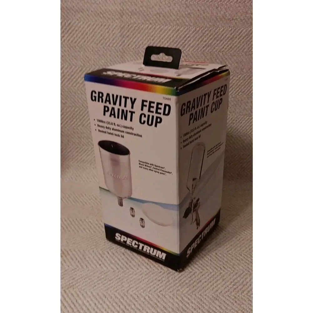 Gravity Feed 1 L Aluminum Cup For Paint Or Primer